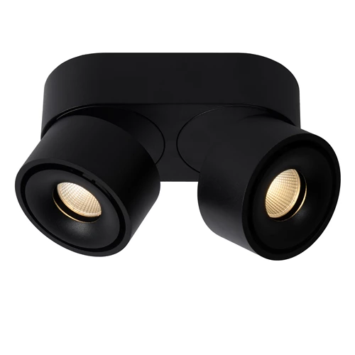 Lucide YUMIKO - Deckenstrahler - LED Dim. - 2x10W 2700K - Schwarz - detail 1